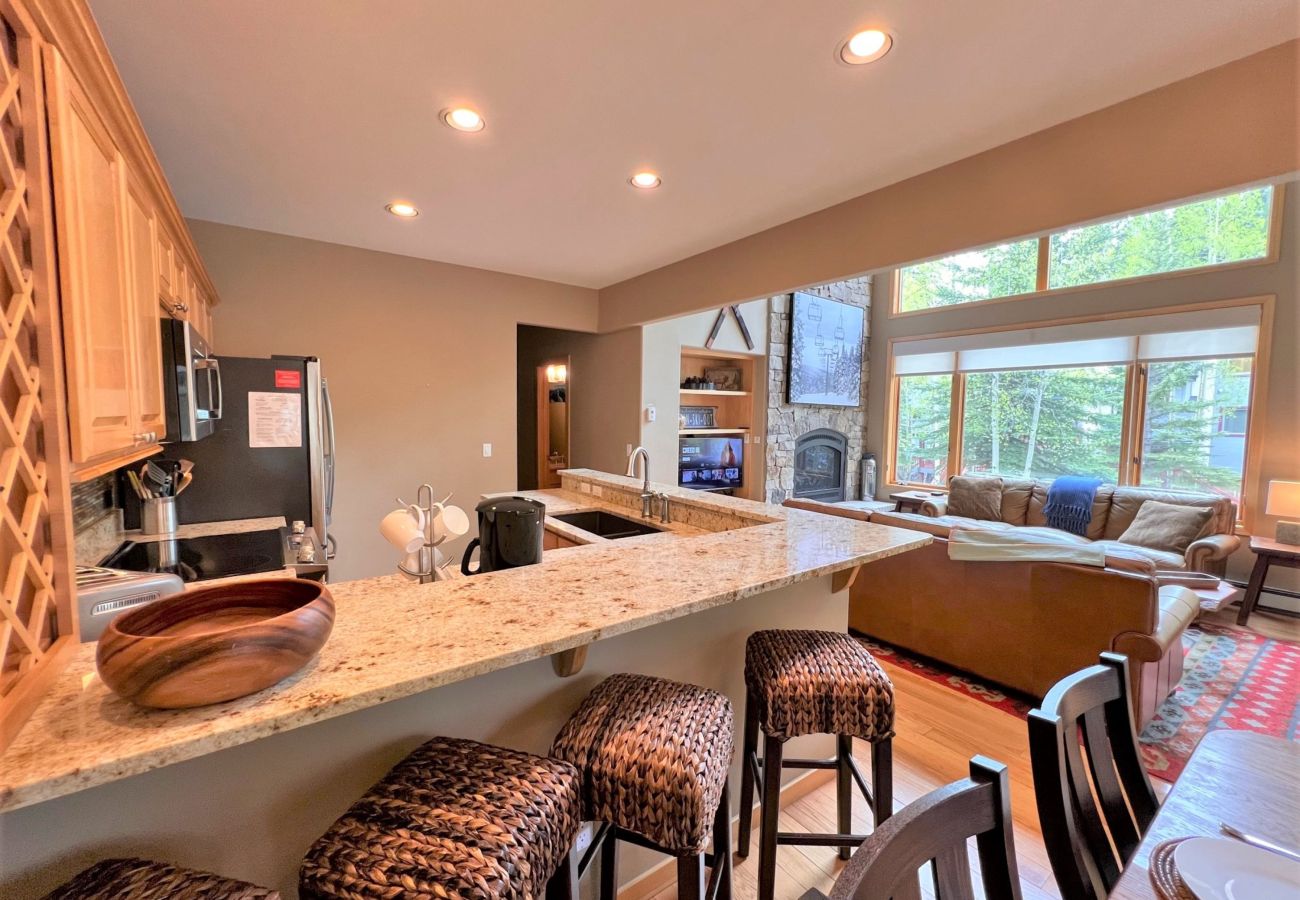 Townhouse in Breckenridge -  Ski In-Out 300 ft to 4 O'clock Run Private Hot Tub