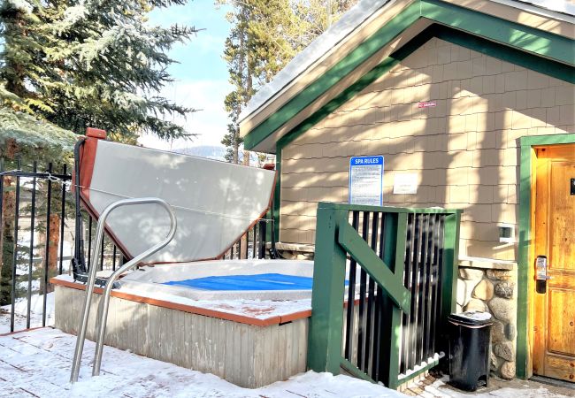 Condominium in Breckenridge - Twin Elk Mount Lincoln Condo • Ski-In • Hot Tub • Walk to Main St!  Condominium in Breckenridge - Twin Elk Mount Lincoln Condo • Ski-In • Hot Tub • Walk to Main St!