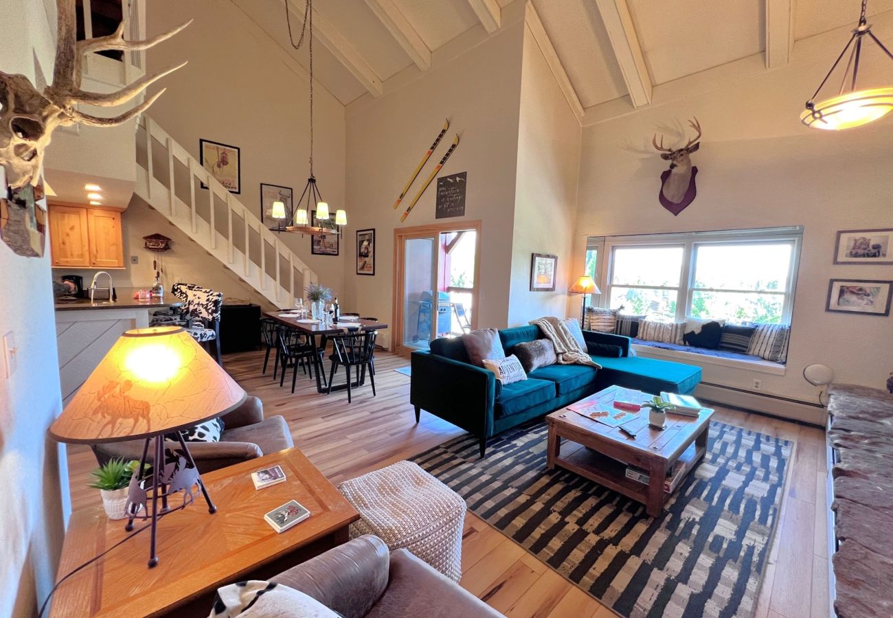 Condominium in Breckenridge - 30+ day rental near Main St Breck Slopes + Trails